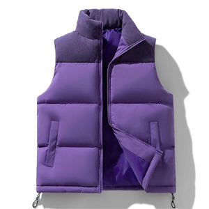 Chaleco de invierno para hombre, chaleco exterior con forro polar, chaqueta cálida sin mangas - Product Image 4