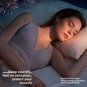 ชุดชั้นในให้นมบุตรแบบพกพา 2723 ผลิตจากผ้าฝ้ายธรรมชาติ บราสำหรับหญิงตั้งครรภ์แบบไร้โครง บราสำหรับให้นมบุตรแบบเสื้อกล้าม บราสำหรับนอน<span class=keywords><strong>หลับ</strong></span>สำหรับ<span class=keywords><strong>คุณ</strong></span><span class=keywords><strong>แม่</strong></span> - Product Image 4