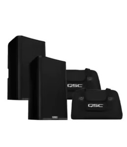 NOUVEAU Pack d'enceintes amplifiées bidirectionnelles K12.2 Série K2 2000W avec sacs de transport et supports - Product Image 1