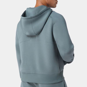 เสื้อฮู้ดโอเวอร์ไซส์สำหรับผู้ชายผ้าโพลีเอสเตอร์ผ้าฝ้ายระบายอากาศผ้าโพลีเอสเตอร์ทรงโอเวอร์ไซส์ - Product Image 6