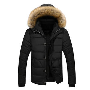 Custom Designed High Quality Men's <b>Parka</b> <b>Jacket</b> Stand Collar Hooded Warm Winter Coat Canvas Fabric Stylish High Street Style - Product Image 3