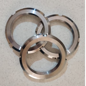 Serie KM Tuercas de seguridad de alta calidad Soportes Rodamientos de husillo Hecho Acero inoxidable Galvanizado Zinc Plateado Métrico Certificado - Product Image 5