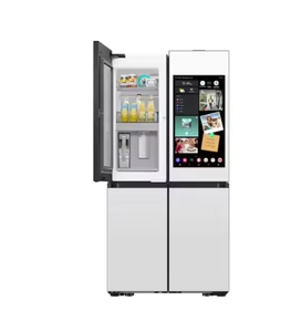 Recién llegado: Refrigerador Bespokes de 4 puertas estilo francés, vidrio blanco con Family Hub, electrodoméstico premium - Comprar refrigerador - Product Image 3