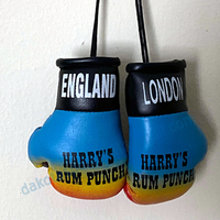 Londres Mini gants de boxe porte-clés en cuir PU porte-clés personnalisé accessoire d'entraînement de remise en forme élégant Logo Durable personnalisation