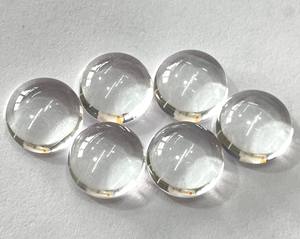 อัญมณีทรงหลวมหลังแบนราบ5มม. สีขาวใสควอทซ์ธรรมชาติ - Product Image 6