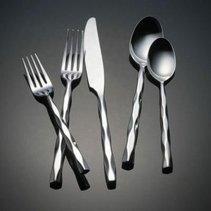 Juego de cubiertos de comedor niquelado plateado de acero inoxidable, venta directa de fábrica de calidad superlativa, cubiertos de plata - Product Image 1