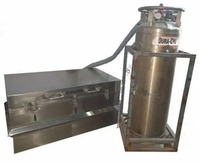 Máquina de Tratamiento Criogénico Cryonet DURA-CYL Optimizada, Recortadora con Control PLC para Procesamiento de Caucho, Cuerpo de Acero Inoxidable, 350 kg/lote