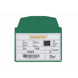 Portadocumenti con tasca trasparente, da appendere, DIN A7 orizzontale, Verde, 10 pz. / confezione.- SD011-05 - Product Image 1