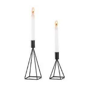 Cast Iron <b>Candle</b> <b>Stick</b> Holders with <b>Black</b> Coated Perfect for Indoor Home Decor - Product Image 4