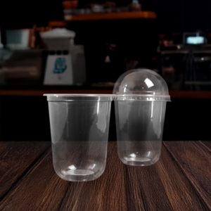 Vasos Desechables Transparentes de Plástico de 95 mm con Tapa, Vasos de PP de 16 oz y 22 oz para Té, Café, Jugos y Bebidas, Venta al por Mayor - Product Image 1