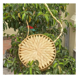 Discover Bamboo Bag Hecho a mano de 100% Bamboo Bag Natural de alta calidad Perfect Summer Travel Accesorio y Beach Fashion Tote - Product Image 3
