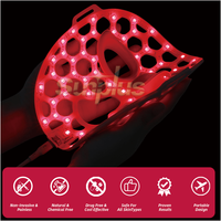 Masque facial en silicone léger et portable SunPlus, vente en gros, masque facial 3D creux, thérapie par lumière rouge LED PDT, masque de beauté pour le visage