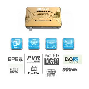 Receptor de <span class=keywords><strong>TV</strong></span> Satelital Deportivo Mini 24h, Decodificador DVB-S2, Decodificador FTA Gratuito, Sintonizador DVB LNB, Receptor Digital, Decodificador - Product Image 1