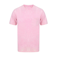T-shirts pour hommes en coton 100% style vintage délavé à l'acide, tricot uni, style streetwear, coupe ample, épaules tombantes, col rond