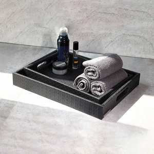 Bandeja de servicio de cuero de diseño hecho a mano de primera calidad con soporte de una sola pieza con la mejor calidad y diseño a muy buen costo - Product Image 3