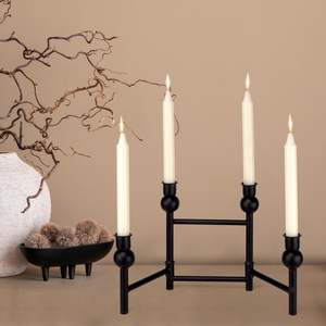 <b>Tree</b> Branches Leaves Shape Aluminium Handmade Home Decor Table Top Decor <b>Christmas</b> <b>Candle</b> Holder Stand Wedding Decorative Gift - Product Image 3