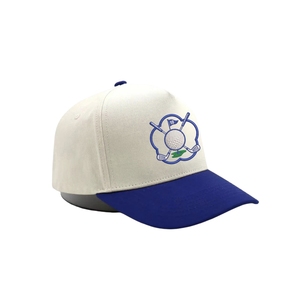 Gorras de Golf de Dos Tonos, Directamente de Fábrica, con Logotipo Personalizado Bordado, Gorras Deportivas Estructuradas de 5 Paneles, Fábrica de Ropa en Vietnam - Product Image 3