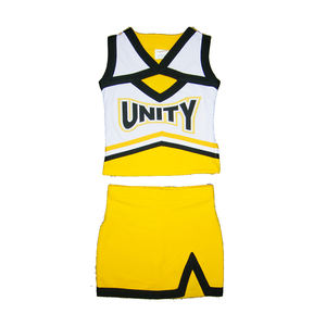 Uniformes de Animadoras Personalizados Verdes para Mujer, 100% Poliéster, Impresión Digital, Nuevos Trajes de Fútbol a la Moda - Product Image 3