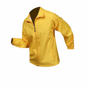 Chaqueta deportiva unisex con logotipo personalizado para hombre y mujer, cortavientos para correr en invierno, con cuello levantado, patrón de calle alta - Product Image 5
