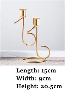 Bougeoir en fer métallique fait à la main Type de table haute finition Bâton de bougie votive pour usage domestique et occasions de Noël-Vente en gros - Product Image 2