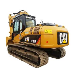 Excavadora hidráulica sobre orugas Original de segunda mano de alta calidad CAT 312D 312 Maquinaria excavadora Caterpillar usada Precio de venta directa - Product Image 1