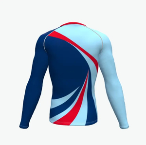 Rashguard MMA respirant de haute qualité, manches longues, haut de BJJ personnalisé avec logo OEM et prix, 100% polyester - Product Image 6