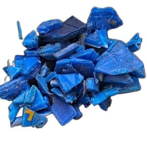 เม็ดพลาสติก HDPE รีไซเคิลเกรดฟิล์ม / เศษถัง HDPE สีน้ำเงิน / ขยะพลาสติกโพลีเอทิลีน ราคาขายส่ง - Product Image 6