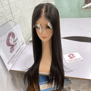 Peluca de cabello ondulado sin procesar para mujeres negras, pelo con cierre de encaje HD transparente - Product Image 3