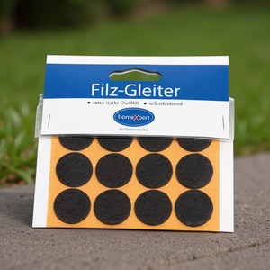 Deslizadores de Fieltro Autoadhesivos Marrones de 12 Piezas para Alfombras y Protectores de 22 mm - Product Image 3