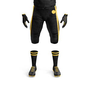 Uniforme de football américain de différentes couleurs et tailles Meilleure impression de logo Uniforme de football américain léger de haute qualité - Product Image 5