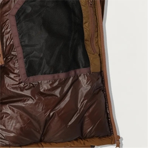 Men's OEM Customized Logo Camouflage & <b>Patchwork</b> Hooded Waterproof Puffer <b>Jacket</b> with Pockets Casual Winter - Product Image 5