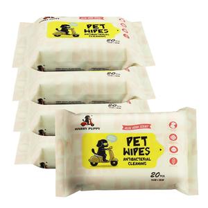 Lingettes humides antibactériennes douces pour animaux de compagnie, 20 unités, pour usage domestique - Product Image 2