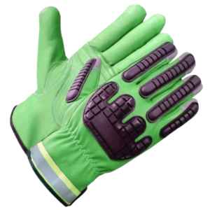 Gants de mécanicien en cuir de vachette de haute qualité, gants de conducteur, fonctions anti-coupure et anti-impact, gants de mécanicien - Product Image 3
