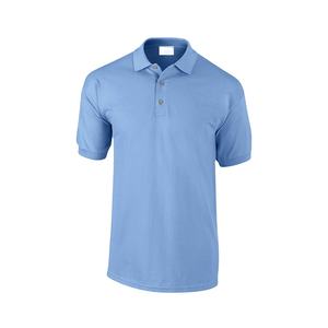 Vêtements de sport solides anti-rides respirants à séchage rapide en polyester/coton pour chemises avec logo personnalisé pour hommes, impression de broderies en tricot - Product Image 1