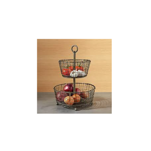 ตะกร้าผลไม้โลหะสีขาว3ชั้นขาตั้งขนาด XL ที่เก็บของสำหรับใช้ในบ้าน - Product Image 2