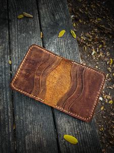 Cartera de Cuero Vintage para Tarjetas de Crédito para Hombre, Tarjetero con Bolsillo Frontal, Cosido a Mano y Bordes Pulidos LCR-0007B - Product Image 4