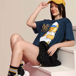 เสื้อยืดสำหรับผู้หญิงเสื้อยืดคอกลมแขนสั้นระบายอากาศคอกลมสำหรับผู้หญิงเสื้อยืดผ้าคอตตอนธรรมดาไม่มีลวดลายออกแบบได้ตามต้องการ - Product Image 4