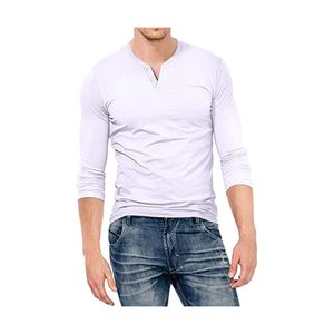 Quality Material Plus Size Running Long Sleeve Men T Shirts Quick Dry Man Sports <b>Gym</b> Formal Loose Customize Polyester/Cotton - Product Image 1