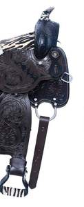 Best Quality 100% Pure Leather English <b>Saddle</b> New Design Western Style Comfortable Horse Riding Equipment From India - Product Image 3