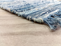Tapis Chindi en Denim Tapis de porte en Denim recyclé pour la maison Comprend la prière Salle de bain Usine directe