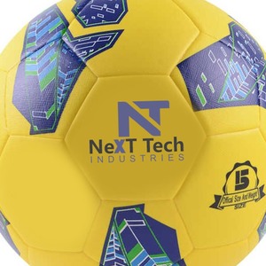 Next Tech Nouveau style Technologie hybride de football Ballon de match professionnel Matériau de texture en TPU Conception personnalisée et logo personnalisé - Product Image 2