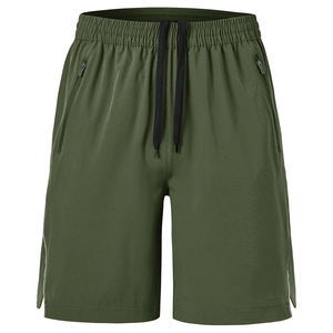 Eco Friendly Recycled Fabric Quick Dry Fashion Solid Color Green Custom Made <b>Slim</b> <b>Fit</b> <b>Men</b> <b>Shorts</b> Beach - Product Image 2