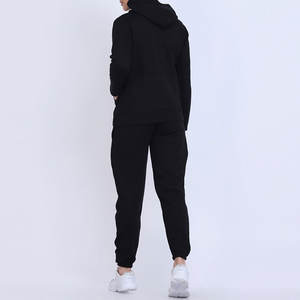Jogger taille haute et haut à manches longues femmes survêtement extensible tous les jours ensemble de vêtements de sport femmes survêtement - Product Image 3
