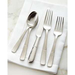 Juego de cubiertos y artículos de plata para hoteles y restaurantes, excelente juego de cubiertos de acero inoxidable de alta calidad de 5 piezas para vajilla - Product Image 1