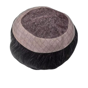 วิกผมปลอมลอนธรรมชาติผมสีเทาแบบลอนสำหรับผมชาวอินเดียผมแบบหลวมกันน้ำ - Product Image 3