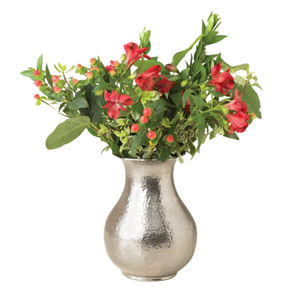 Venta caliente floreros antiguos de cobre modernos diseño único contenedor de flores de acabado antiguo maceta de Metal para decoración de Hotel - Product Image 5