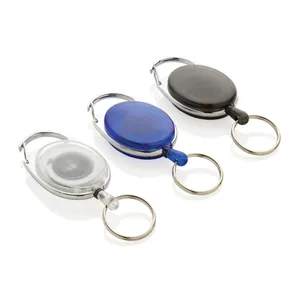 Portachiavi in ABS Riciclato Sostenibile, Gadget Promozionale Ecologico con Moschettone - Product Image 4
