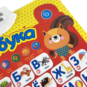 <strong>Language</strong> Learning Toys for Children <strong>Knowledge</strong> Toy for Kids Russian Alphabet Talking Charts - Product Image 5