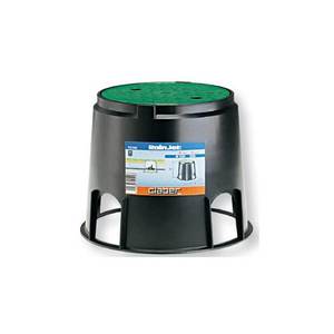 RAINJET - Pozo de Riego Subterráneo Circular Negro y Verde 90500 con Tapa de 32x25cm, Sistema de Riego RAINJET - Product Image 1