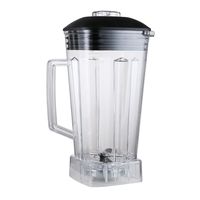 Mixeur Électrique 2L en PC à Conception Robuste avec Lames en Acier Inoxydable pour Usage Domestique